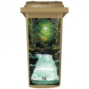 Brett Day Enchanted Forest Wheelie Bin Sticker Panel